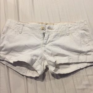 White Hollister Shorts
